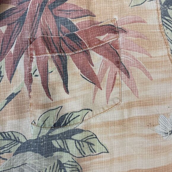 Tommy Bahama Silk Hawaiian Shirt Floral Mens Medium - Picture 11 of 12